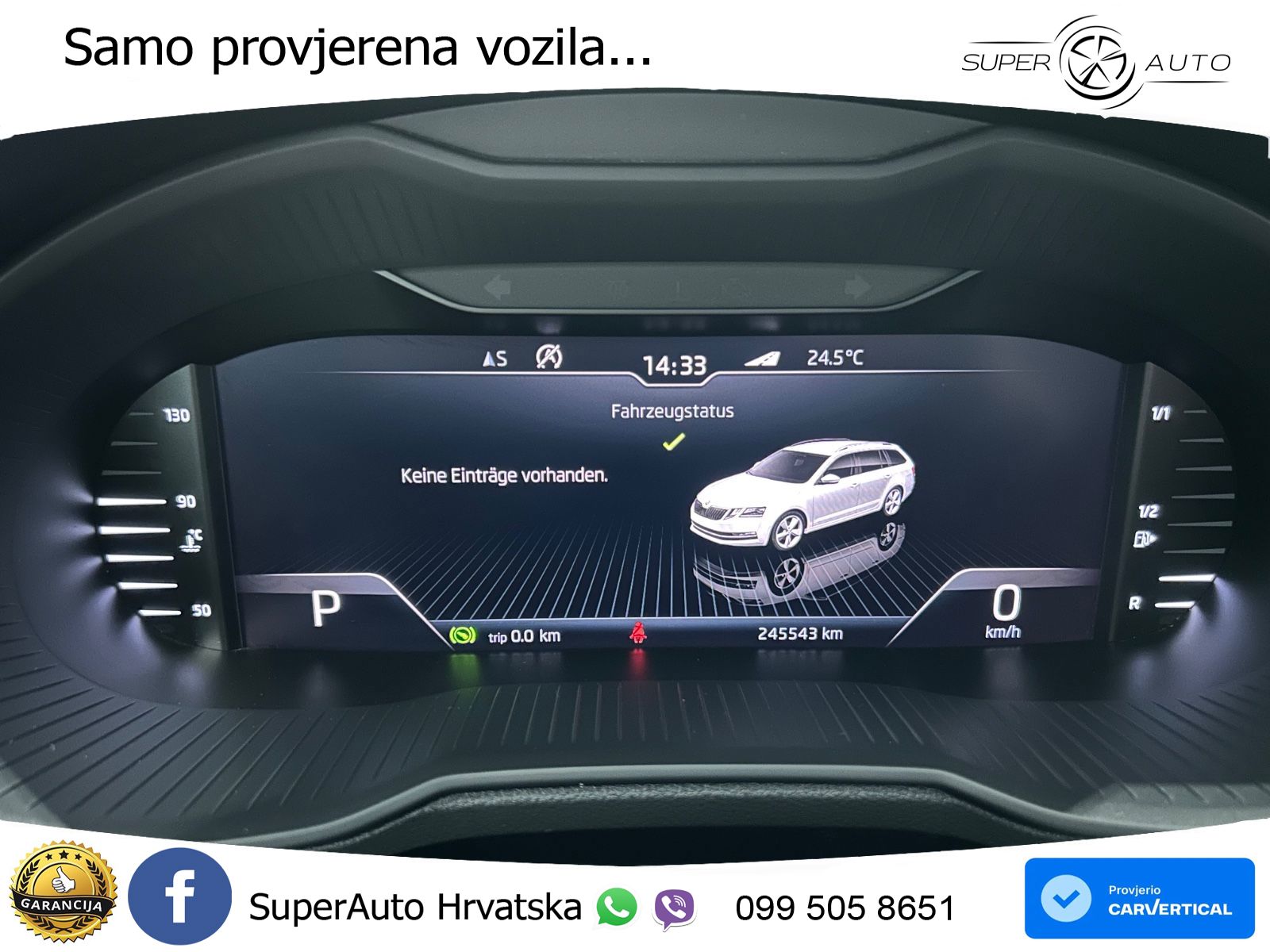 Škoda Octavia Combi 2.0 TDI (150 KS) DSG LED+GR SJED+ACC