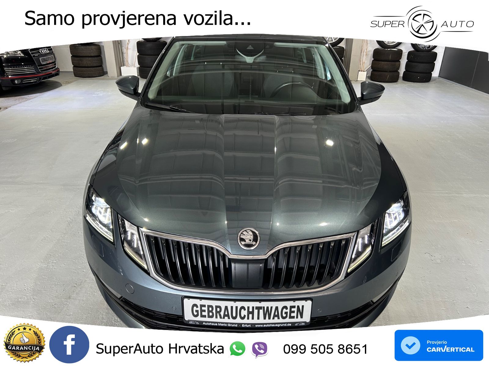 Škoda Octavia Combi 2.0 TDI (150 KS) DSG LED+GR SJED+ACC