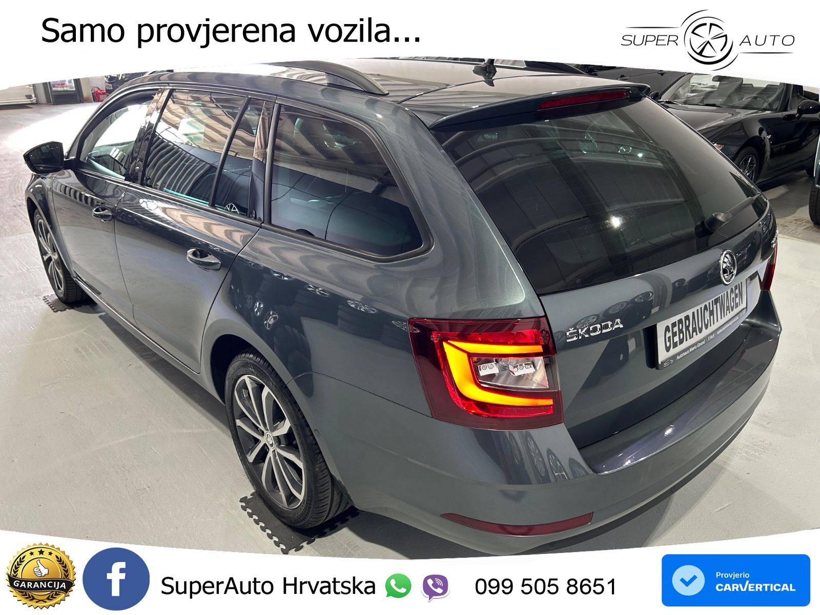 Škoda Octavia Combi 2.0 TDI (150 KS) DSG LED+GR SJED+ACC