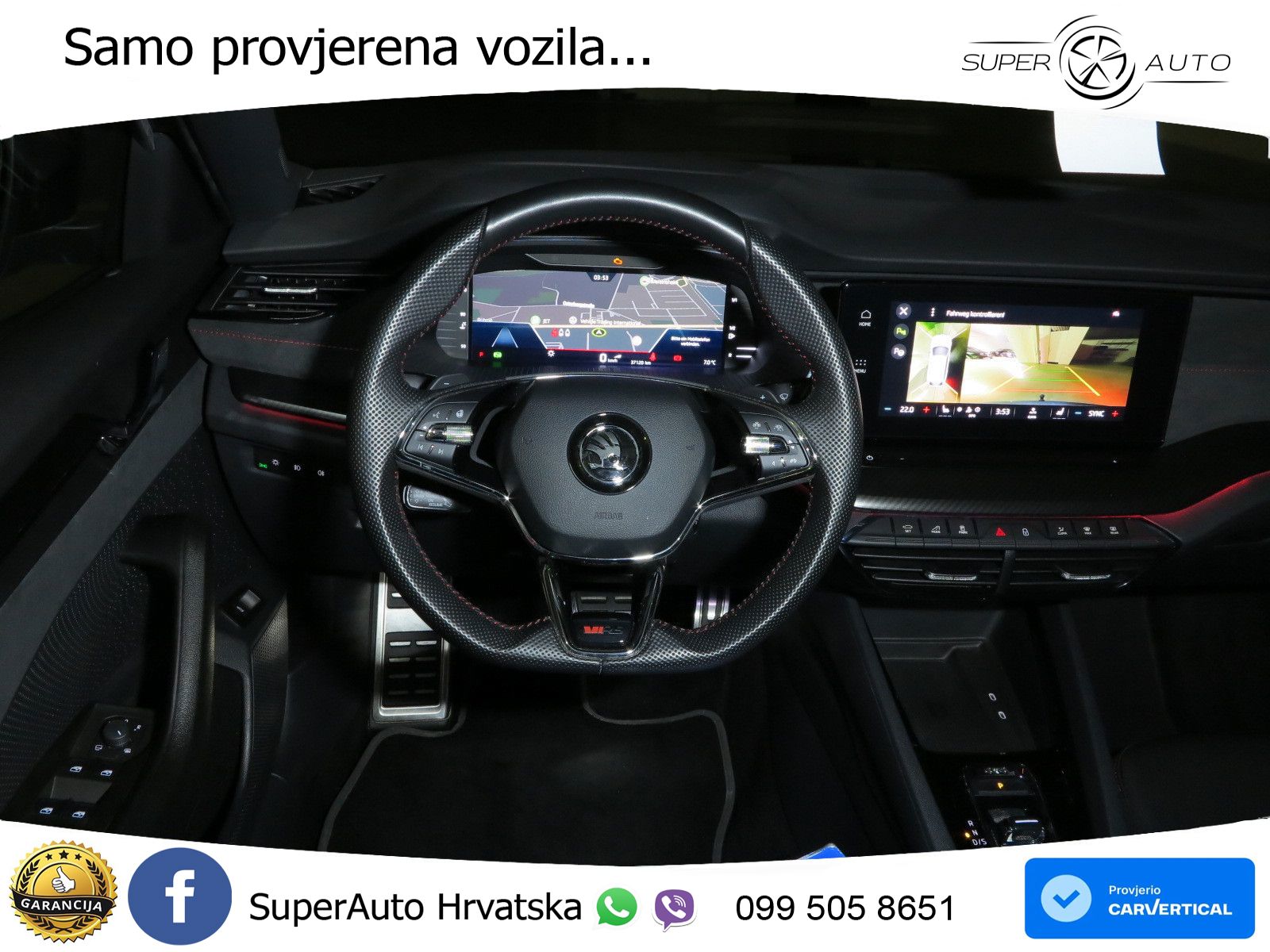 Škoda Octavia Combi RS 2.0 TDI (200 KS) 4x4 DSG LED+GR SJED+ACC