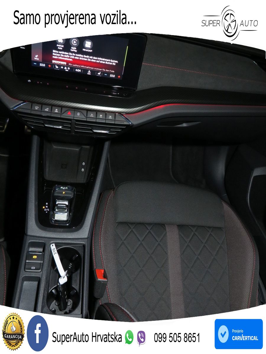 Škoda Octavia Combi RS 2.0 TDI (200 KS) 4x4 DSG LED+GR SJED+ACC