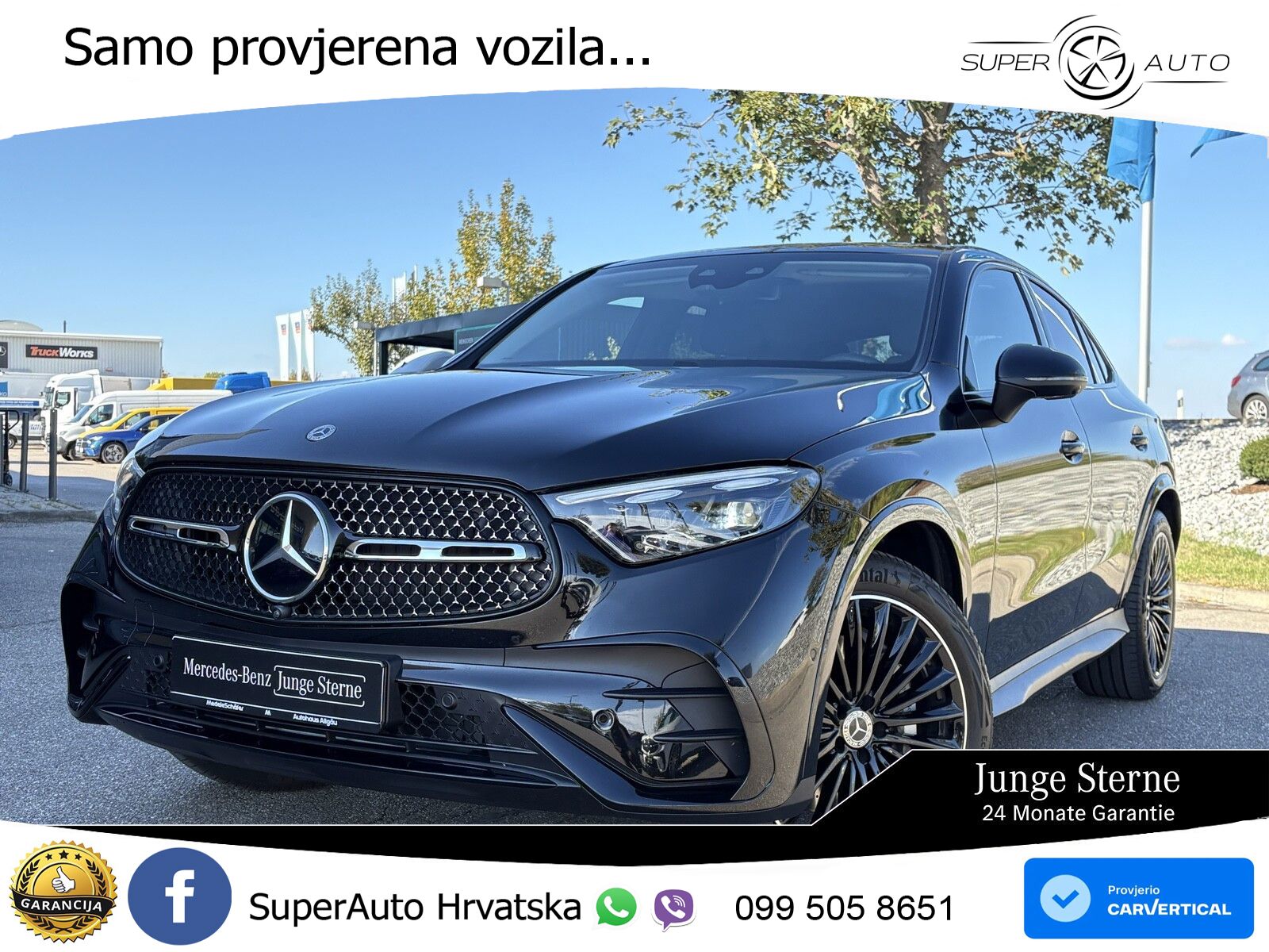 Mercedes GLC Coupe 200 (204 KS) 4MATIC 9G-TRONIC AMG ACC+GR SJED+360+PANO