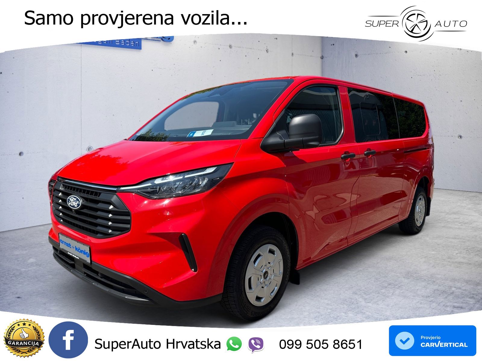 Ford Transit Custom 320 L2H1 PKW VA Trend Trend LED 150 KS