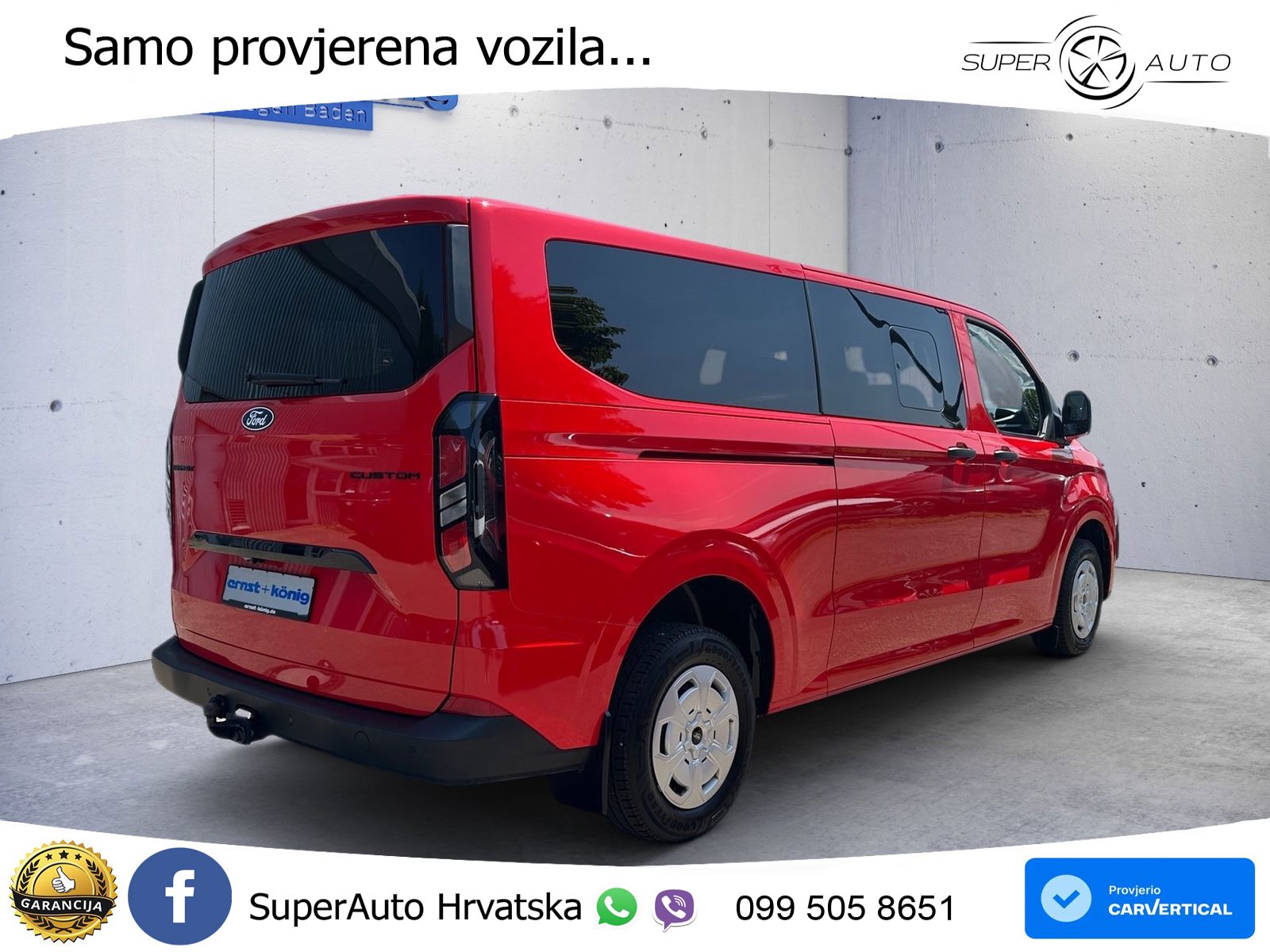Ford Transit Custom 320 L2H1 PKW VA Trend Trend LED 150 KS