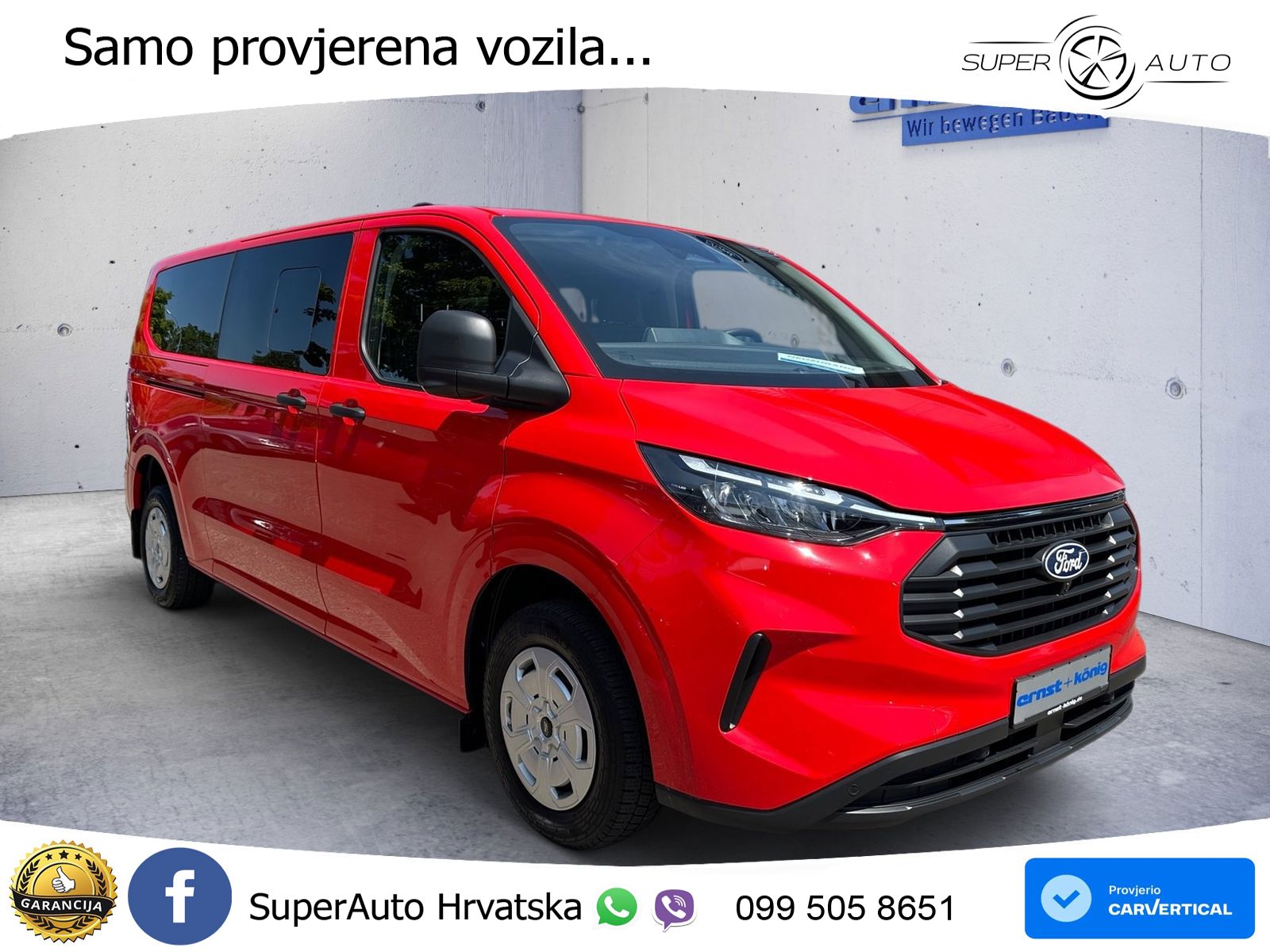 Ford Transit Custom 320 L2H1 PKW VA Trend Trend LED 150 KS