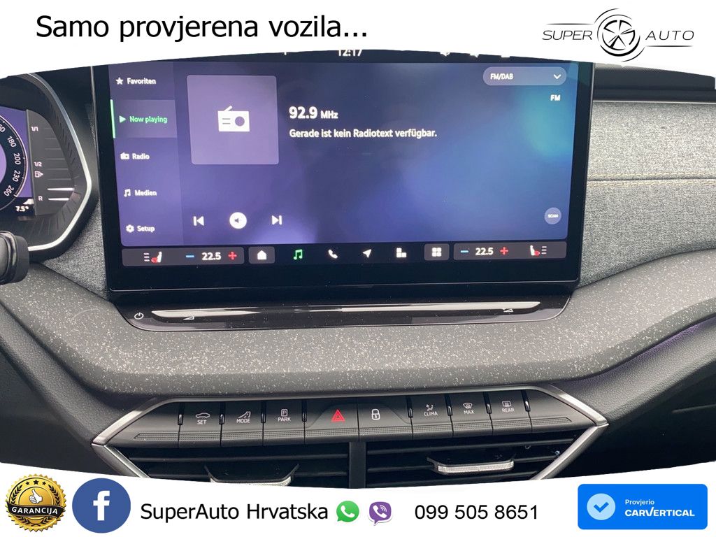 Škoda Octavia Combi 1.5 TSI (150 KS) DSG MATRIX+GR SJED+KAM