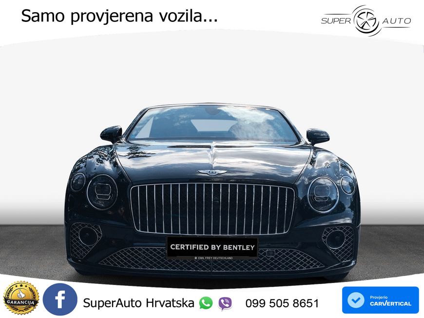 Bentley Continental GTC III 4.0 V8 (550 KS) AWD DCT LED+GR SJED+ACC