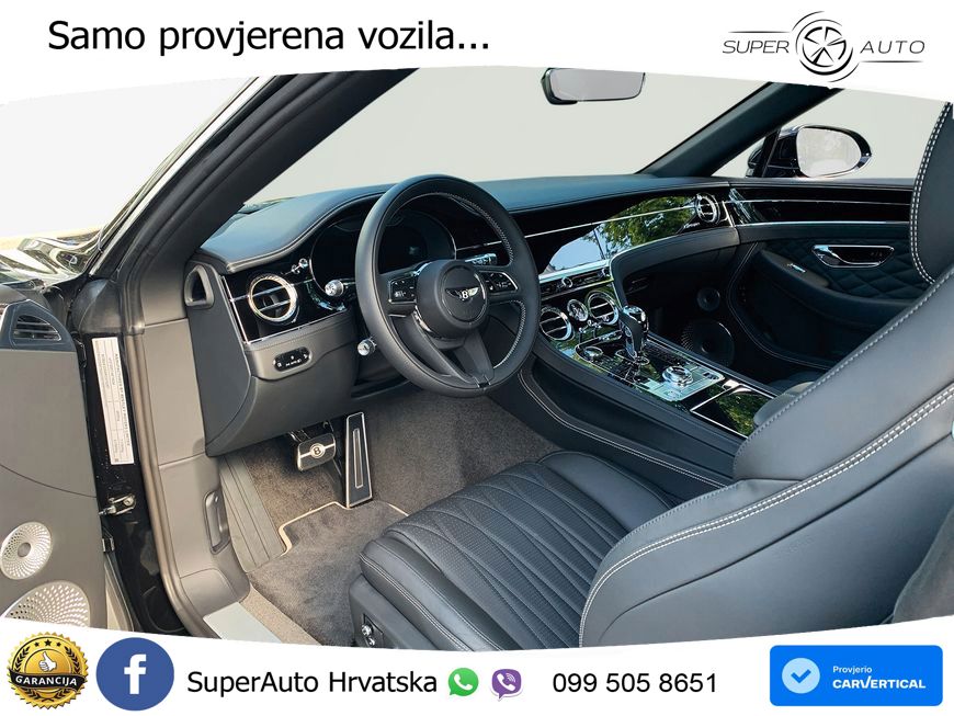 Bentley Continental GTC III 4.0 V8 (550 KS) AWD DCT LED+GR SJED+ACC