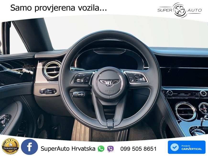 Bentley Continental GTC III 4.0 V8 (550 KS) AWD DCT LED+GR SJED+ACC