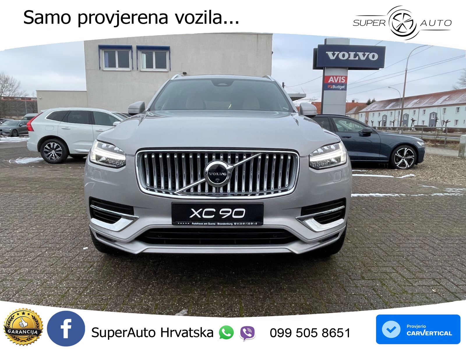 Volvo XC90 2.0 T8 AWD Automatic ACC+HEAD+4xGR SJED+360+PANO