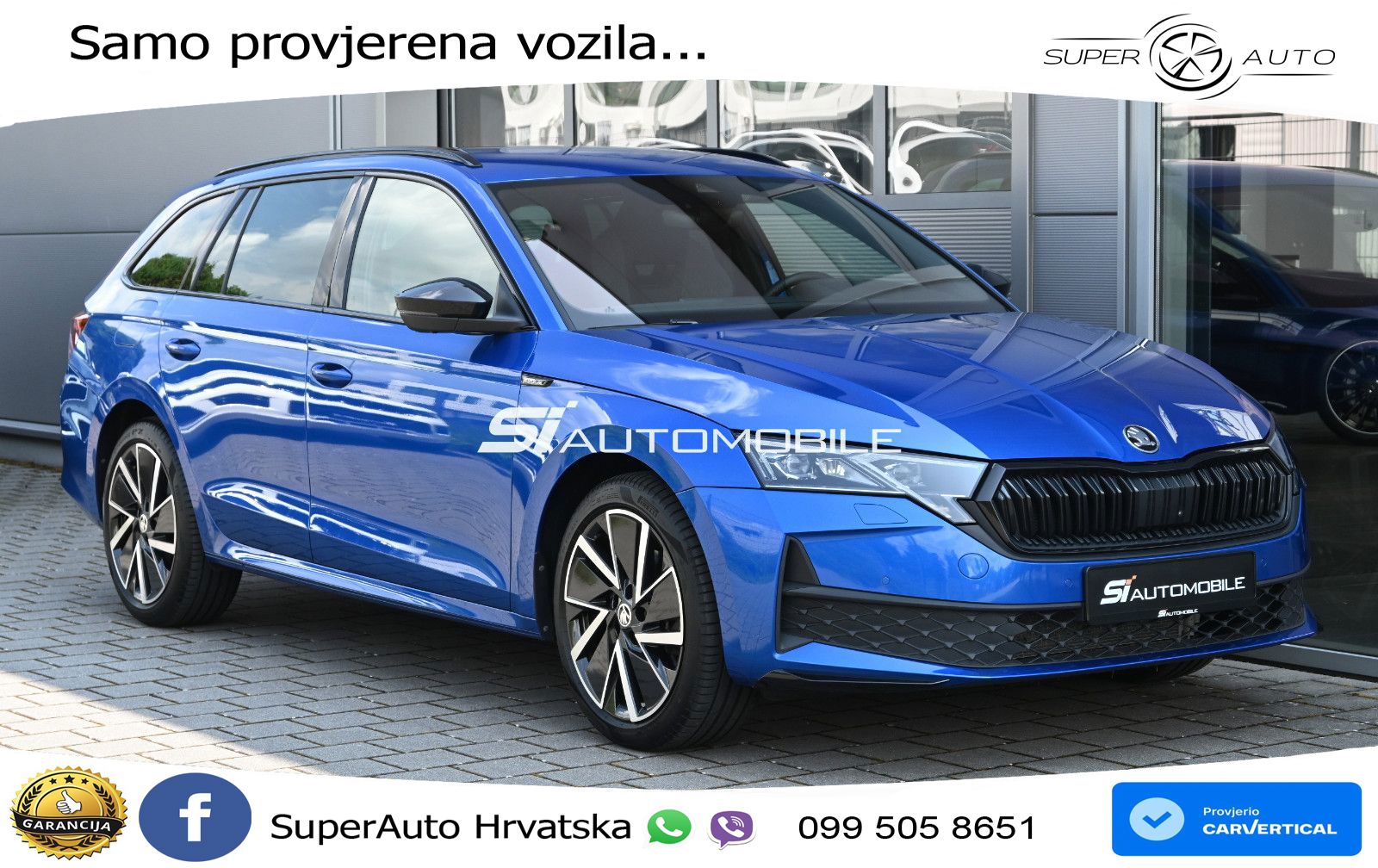 Škoda Octavia Combi 2.0 TDI (150 KS) DSG SportLine LED+GR SJED+ACC