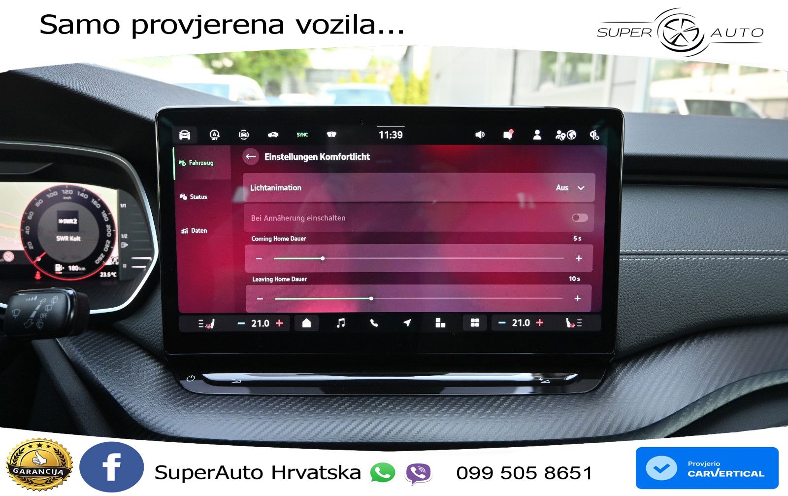 Škoda Octavia Combi 2.0 TDI (150 KS) DSG SportLine LED+GR SJED+ACC