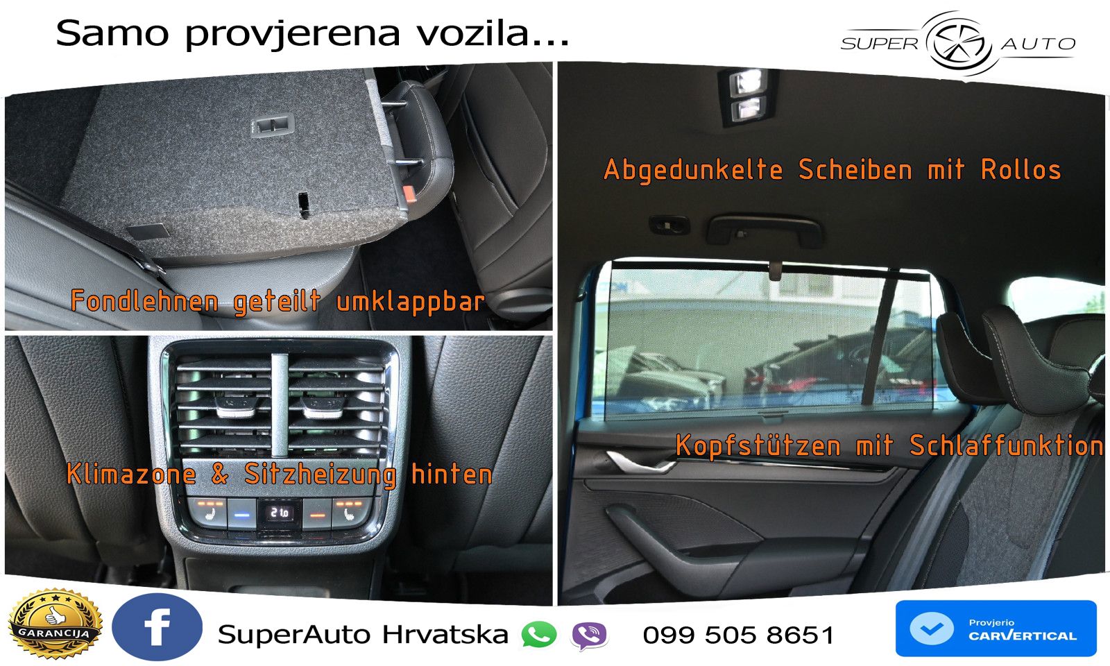 Škoda Octavia Combi 2.0 TDI (150 KS) DSG SportLine LED+GR SJED+ACC