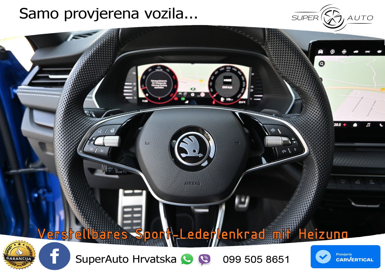 Škoda Octavia Combi 2.0 TDI (150 KS) DSG SportLine LED+GR SJED+ACC