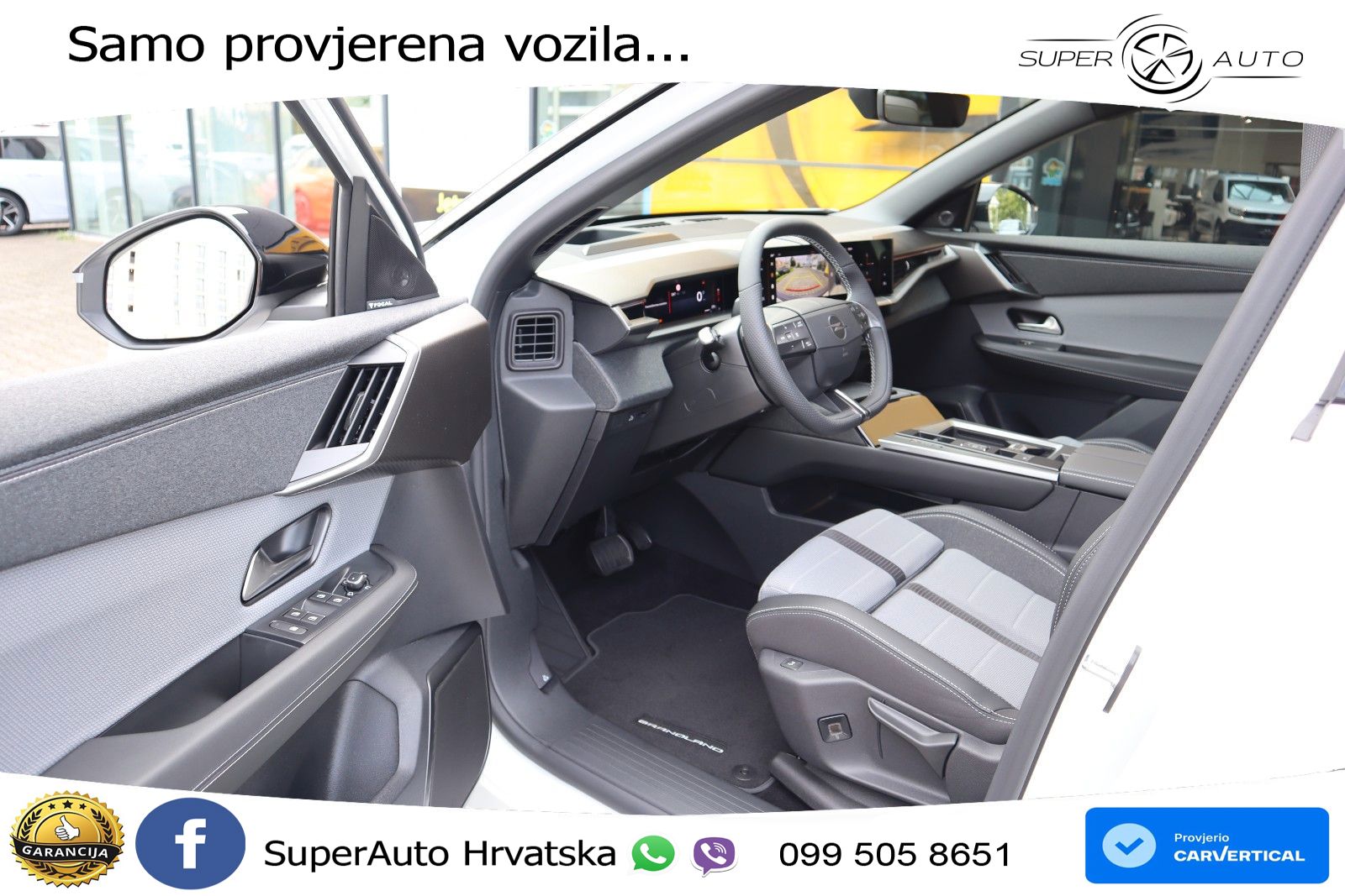 Opel Grandland 1.2 Turbo (145 KS) Hybrid eDCT Ultimate ACC+HEAD+GR SJED+360+PANO