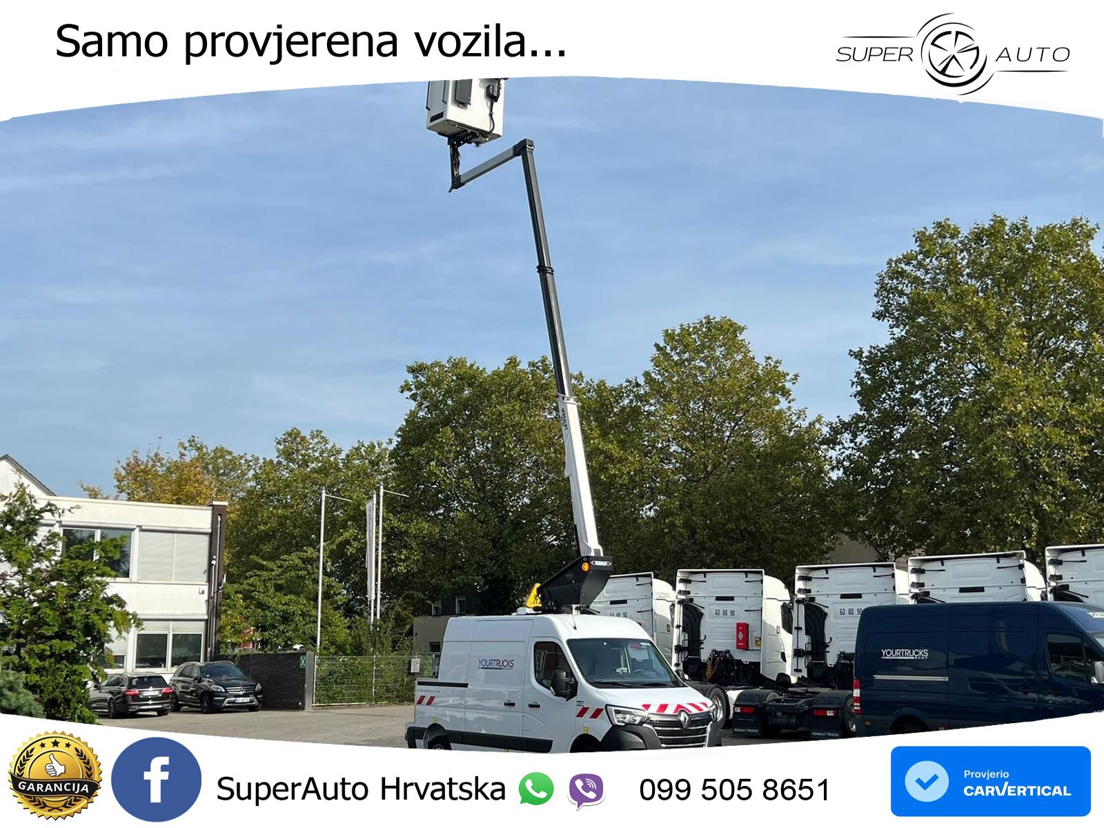 Renault Master Versalift VDTL 14m/2 Per.Korb/Nur 51h 145 KS