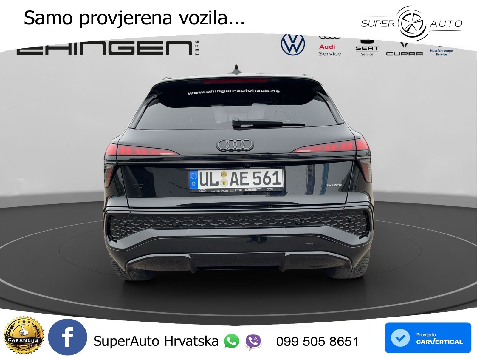 Audi Q3 2.0 TFSI (204 KS) quattro S tronic S line MATRIX+GR SJED+KAM