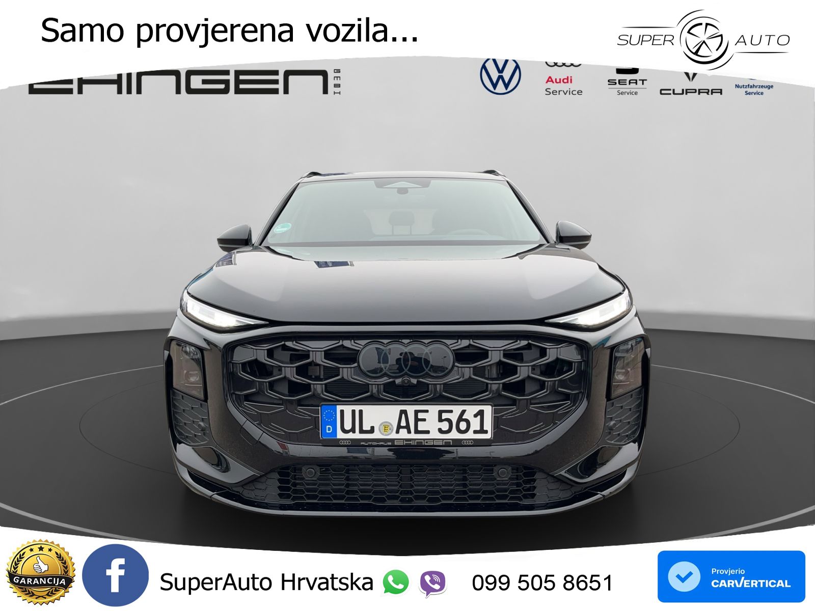 Audi Q3 2.0 TFSI (204 KS) quattro S tronic S line MATRIX+GR SJED+KAM