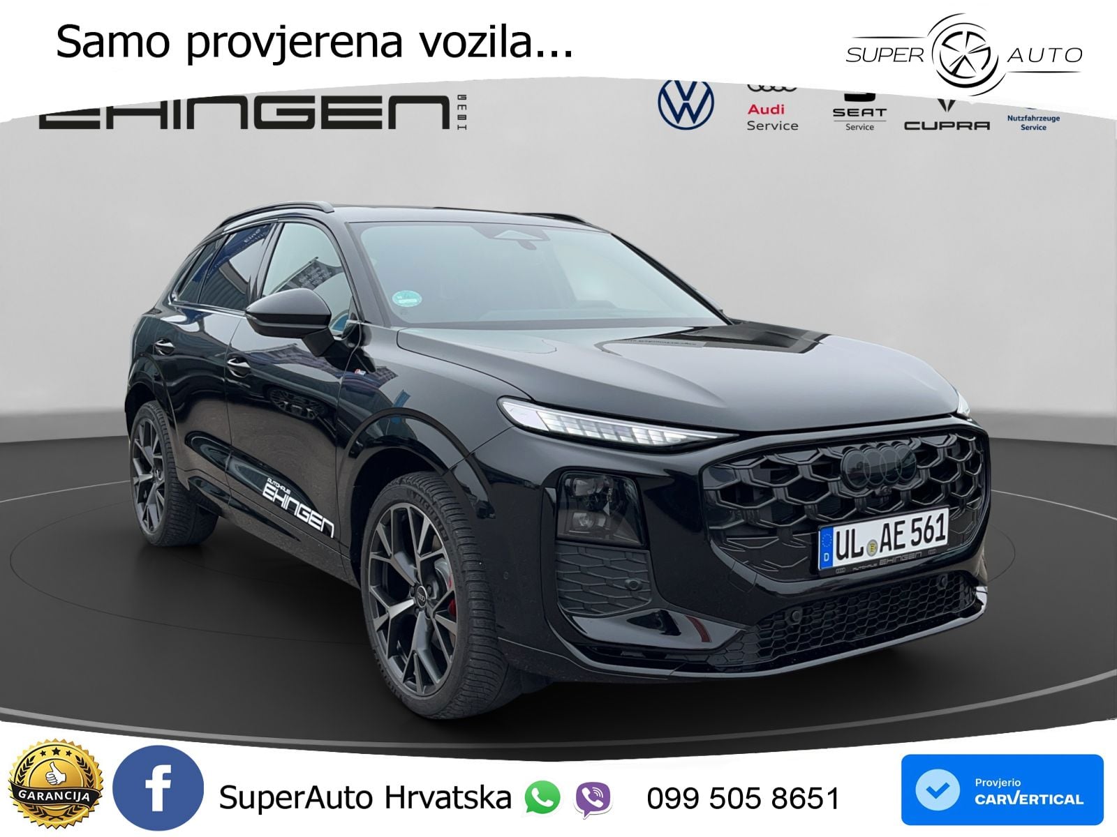 Audi Q3 2.0 TFSI (204 KS) quattro S tronic S line MATRIX+GR SJED+KAM