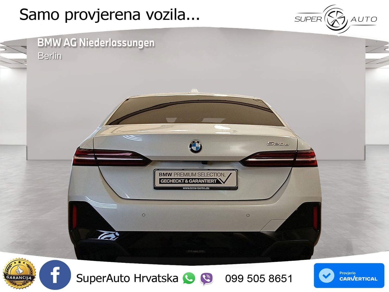 BMW 520d (197 KS) Steptronic M Sport LED+GR SJED+ACC