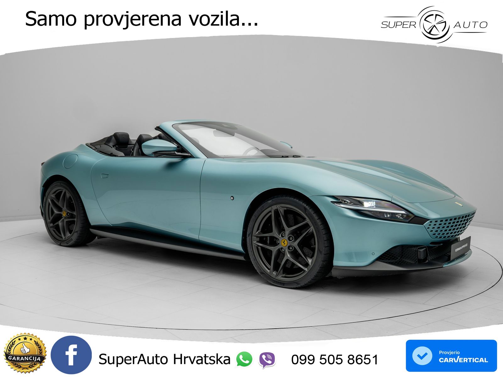 Ferrari Roma Spider 3.9 V8 (620 KS) F1 DCT LED+ACC