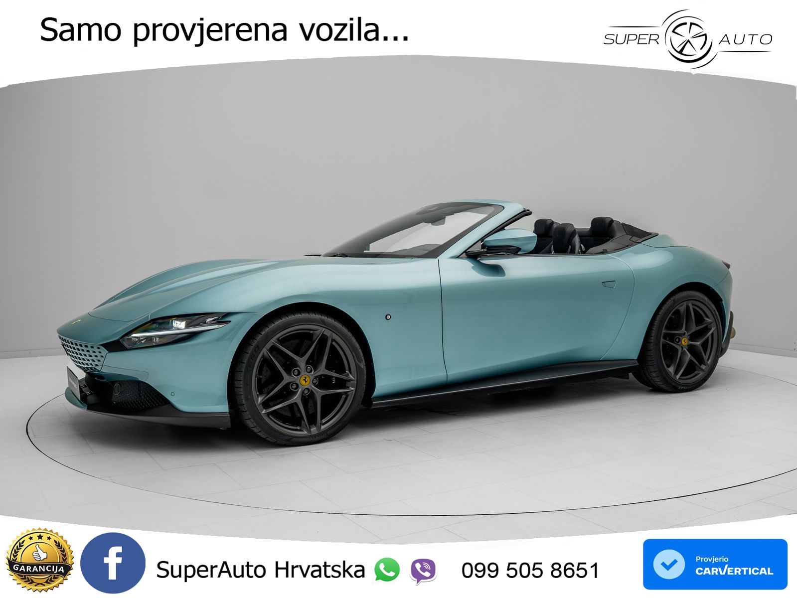 Ferrari Roma Spider 3.9 V8 (620 KS) F1 DCT LED+ACC