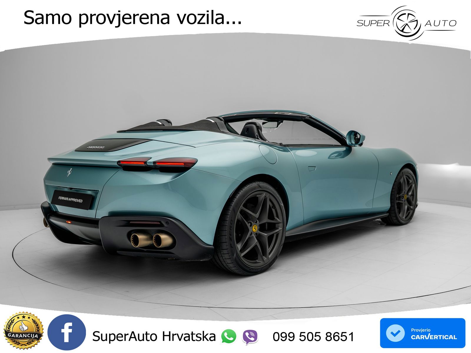 Ferrari Roma Spider 3.9 V8 (620 KS) F1 DCT LED+ACC