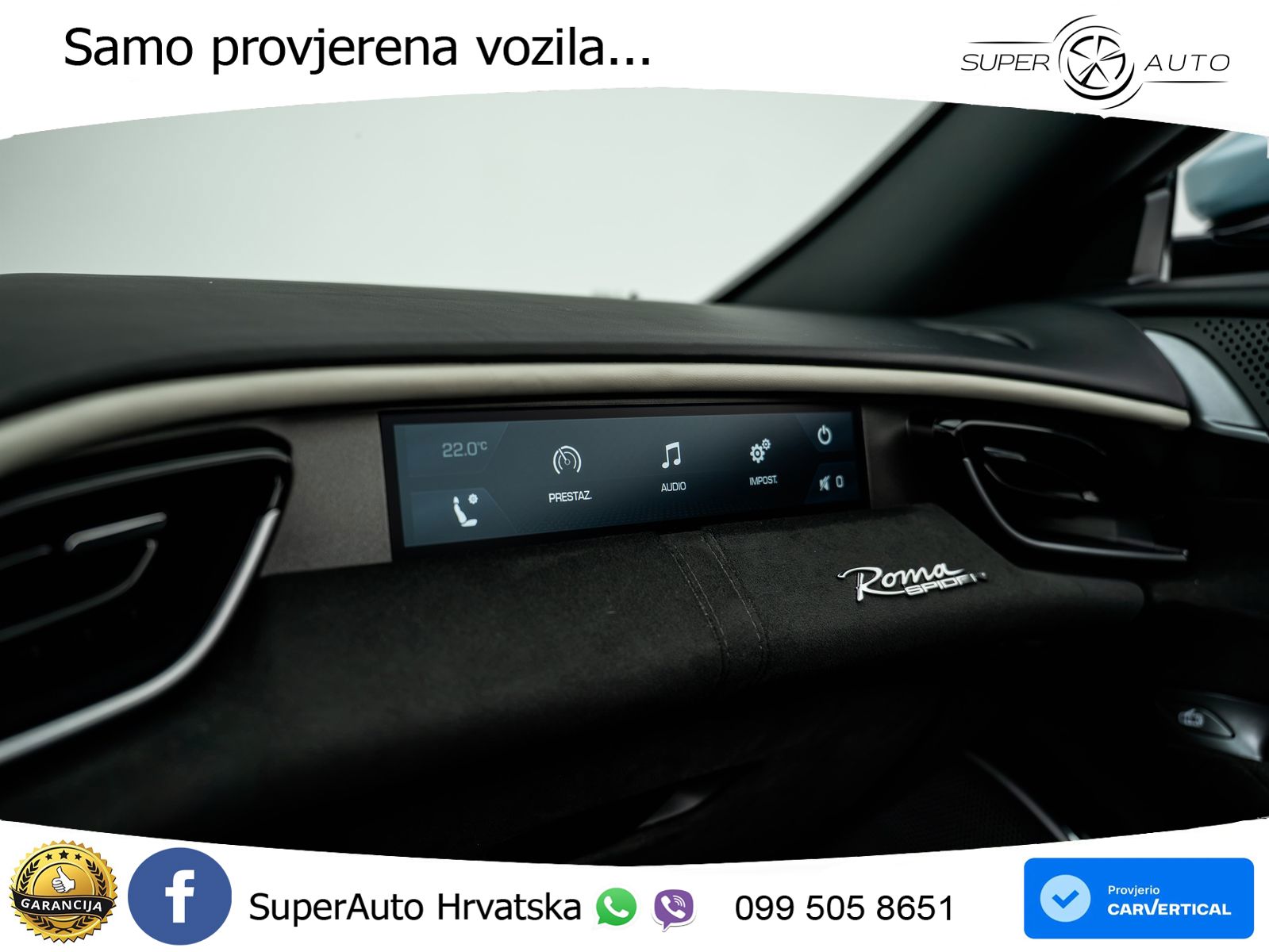 Ferrari Roma Spider 3.9 V8 (620 KS) F1 DCT LED+ACC