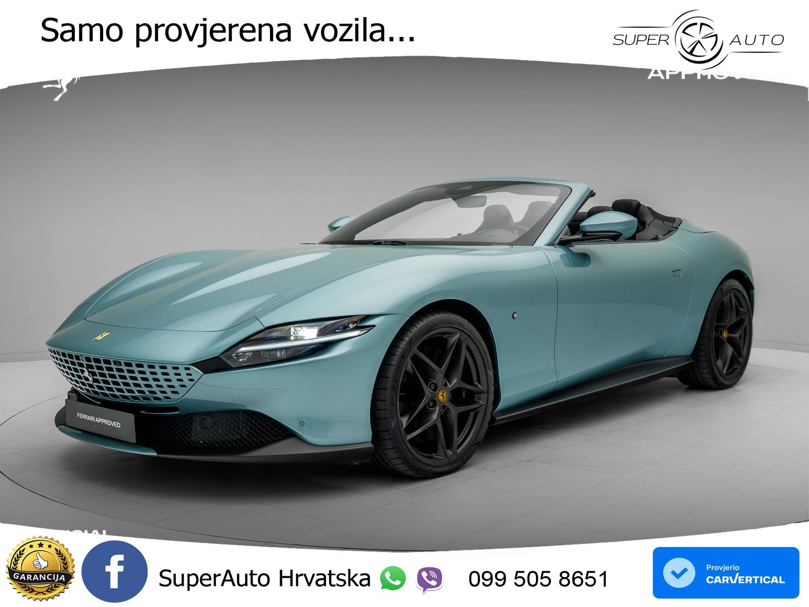 Ferrari Roma Spider 3.9 V8 (620 KS) F1 DCT LED+ACC