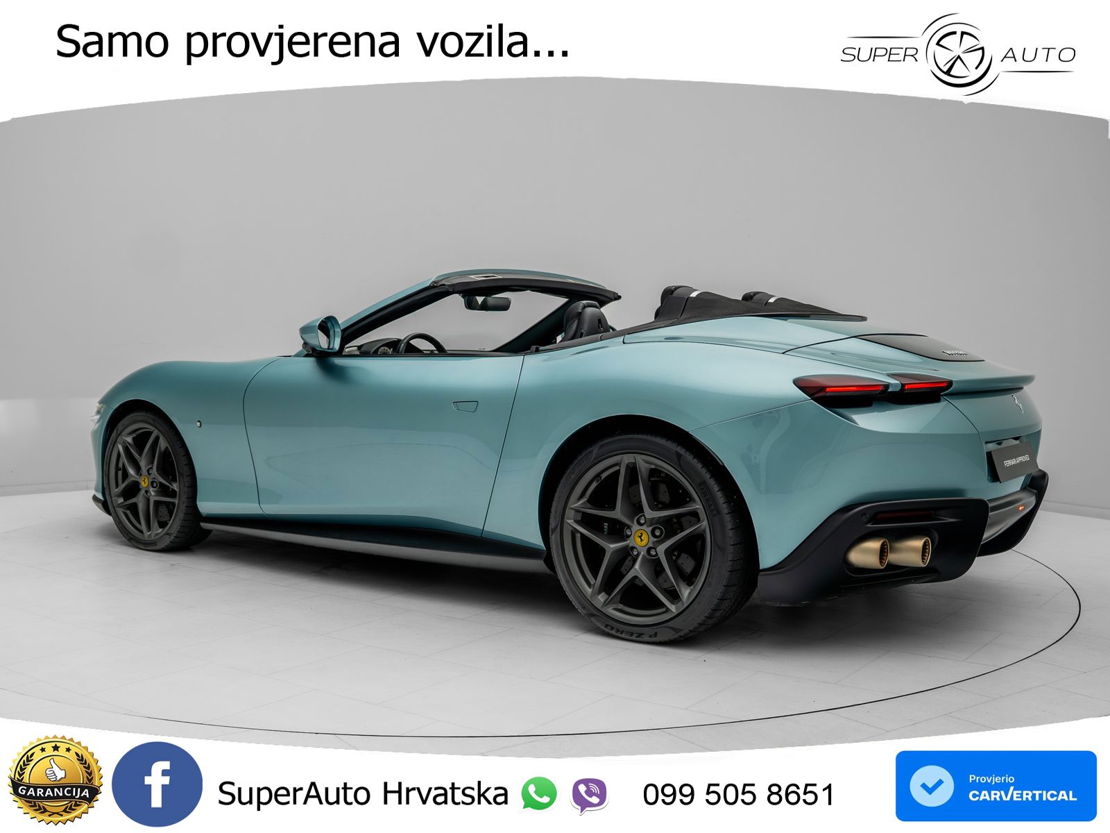Ferrari Roma Spider 3.9 V8 (620 KS) F1 DCT LED+ACC