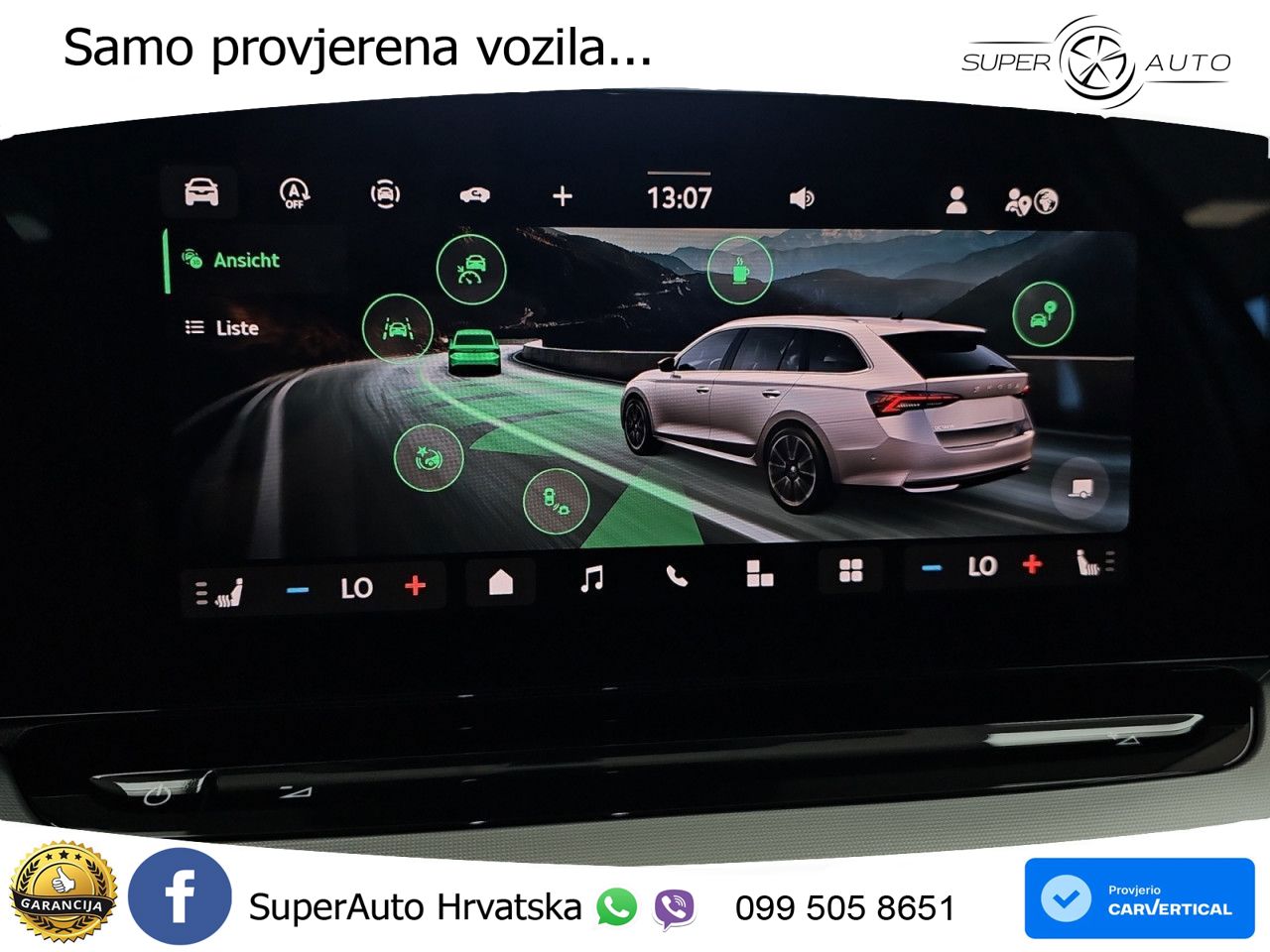Škoda Octavia Combi 1.5 TSI (150 KS) DSG LED+GR SJED+ACC