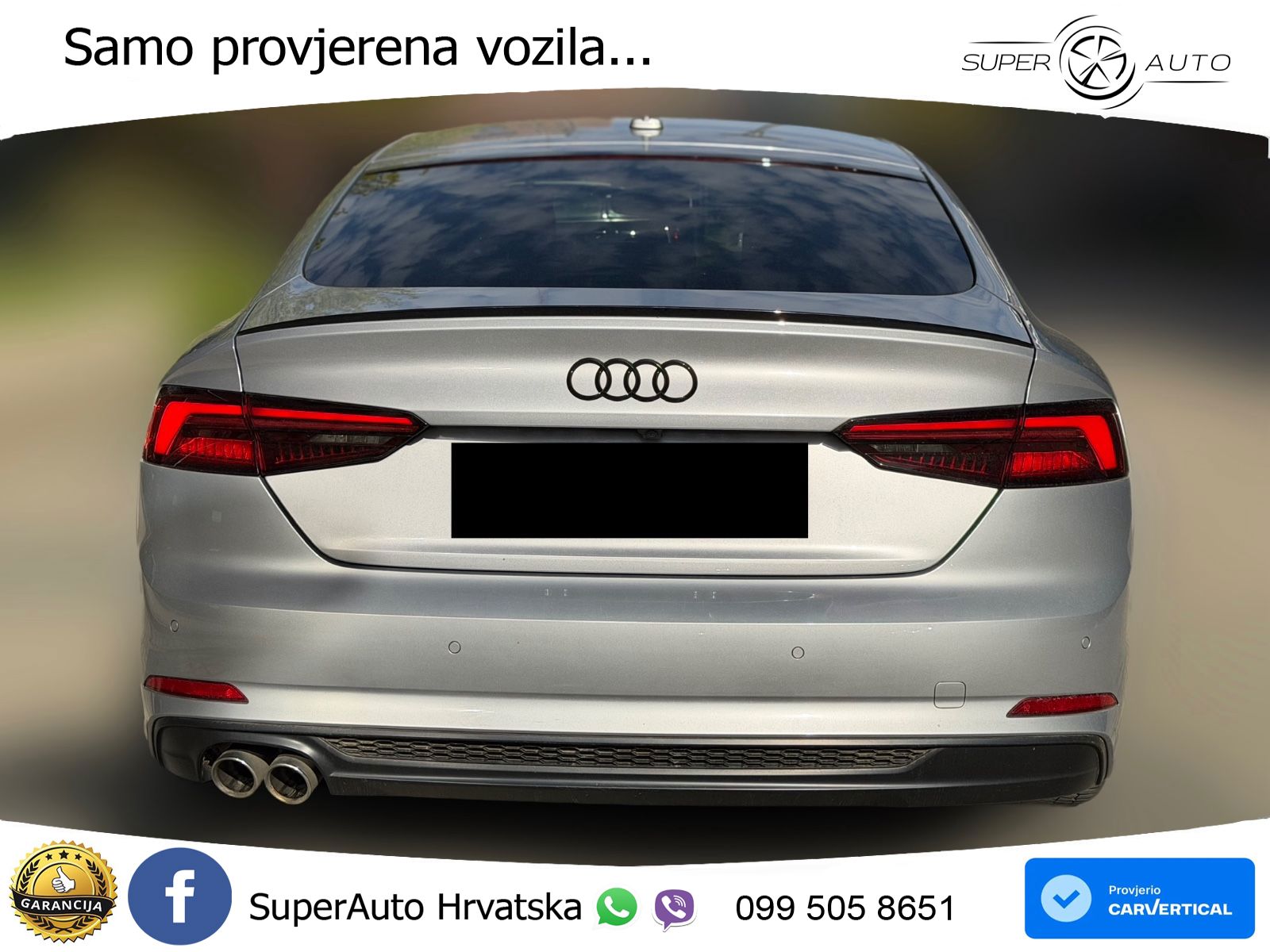 Audi A5 Sportback 40 TDI (190 KS) quattro ultra S tronic LED+GR SJED+ACC