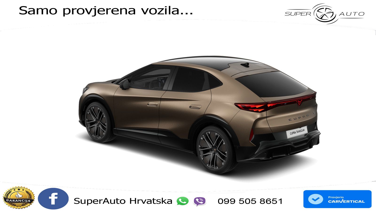 Cupra Tavascan 82 kWh (340 KS)  4WD VZ MATRIX+GR SJED+KAM