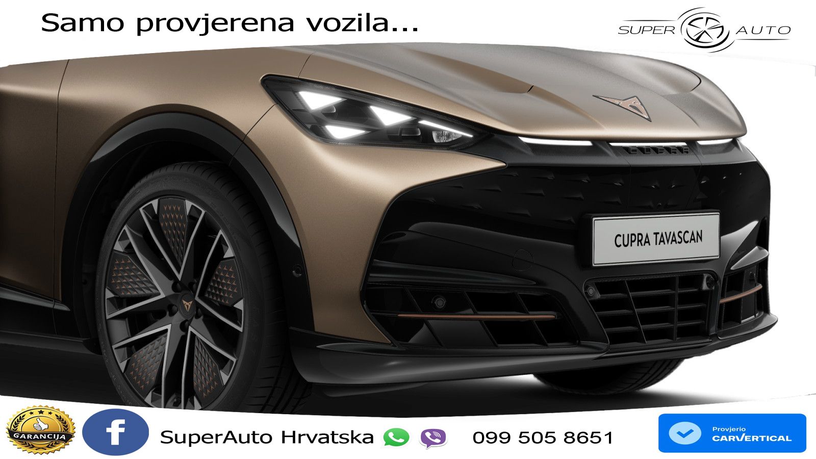 Cupra Tavascan 82 kWh (340 KS)  4WD VZ MATRIX+GR SJED+KAM