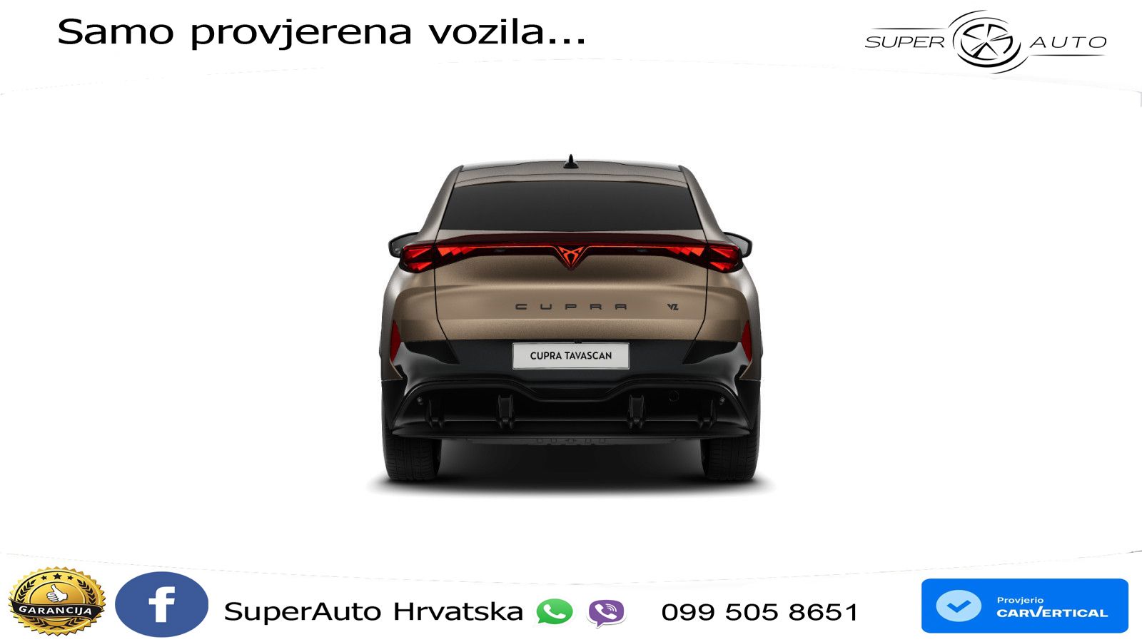 Cupra Tavascan 82 kWh (340 KS)  4WD VZ MATRIX+GR SJED+KAM