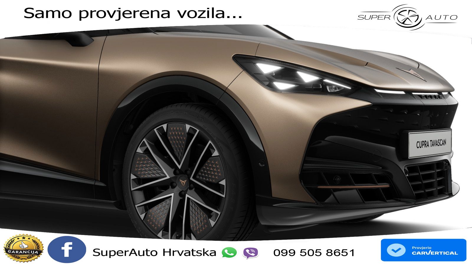 Cupra Tavascan 82 kWh (340 KS)  4WD VZ MATRIX+GR SJED+KAM