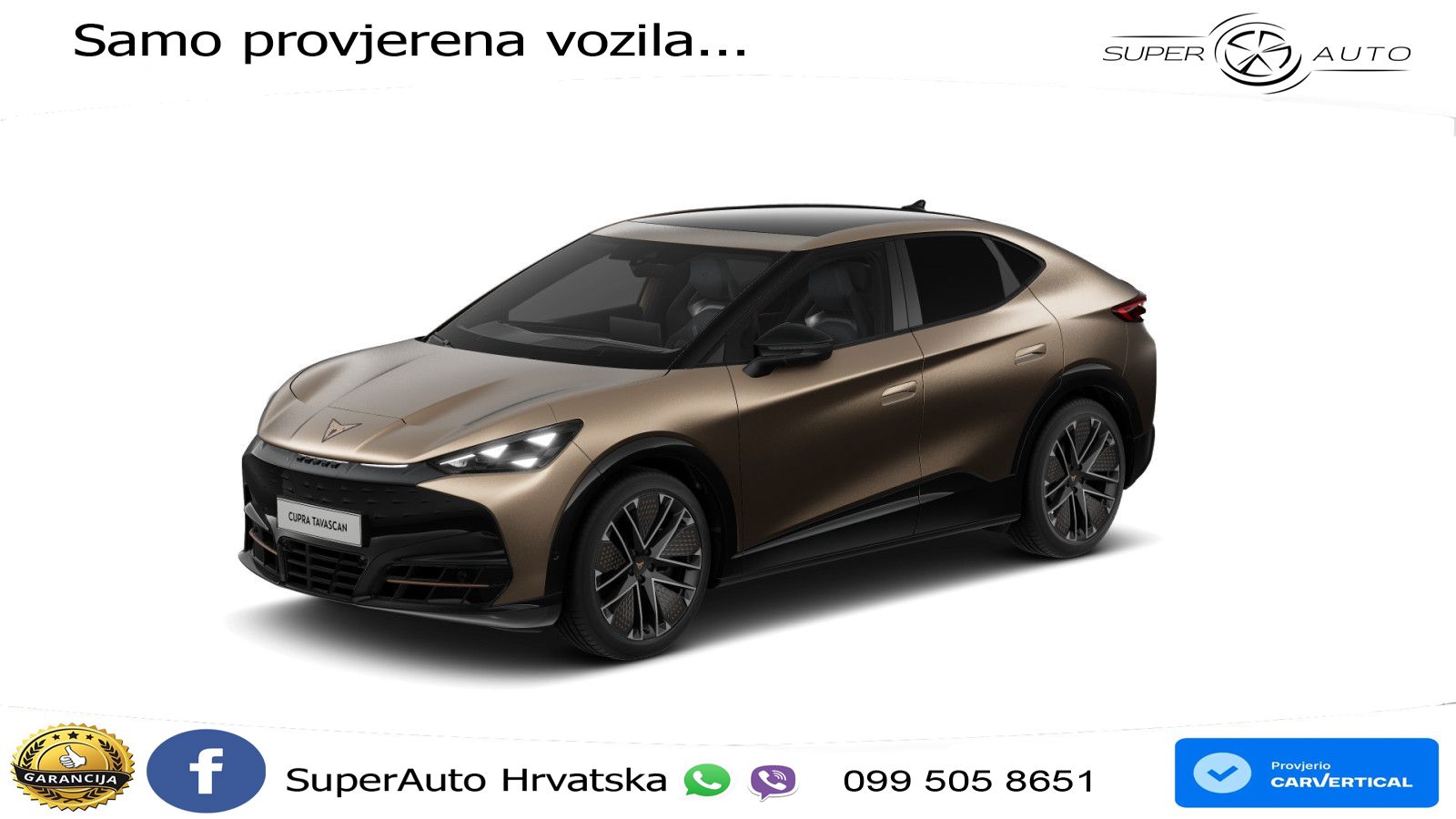 Cupra Tavascan 82 kWh (340 KS)  4WD VZ MATRIX+GR SJED+KAM