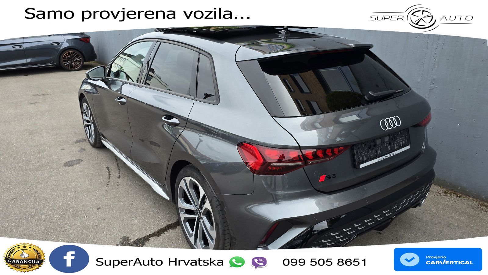 Audi S3 2.0 TFSI (333 KS) quattro S tronic MATRIX+GR SJED+KAM