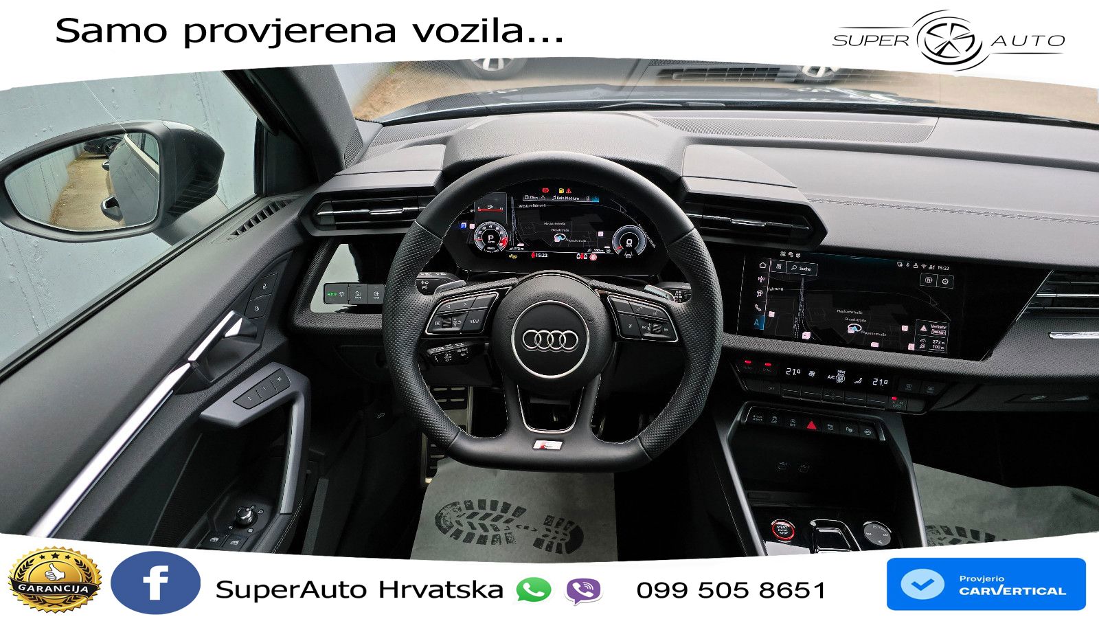 Audi S3 2.0 TFSI (333 KS) quattro S tronic MATRIX+GR SJED+KAM