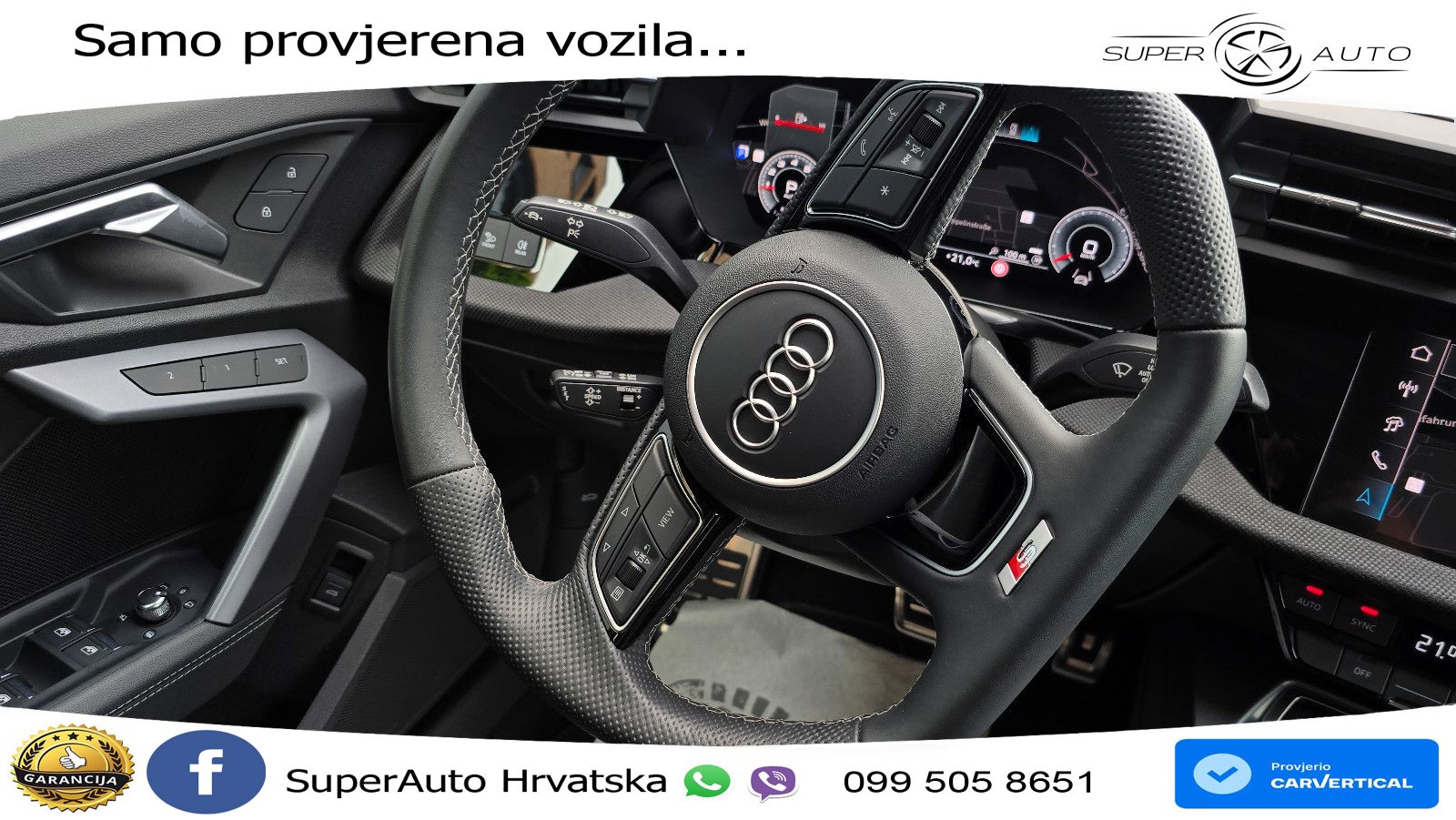 Audi S3 2.0 TFSI (333 KS) quattro S tronic MATRIX+GR SJED+KAM