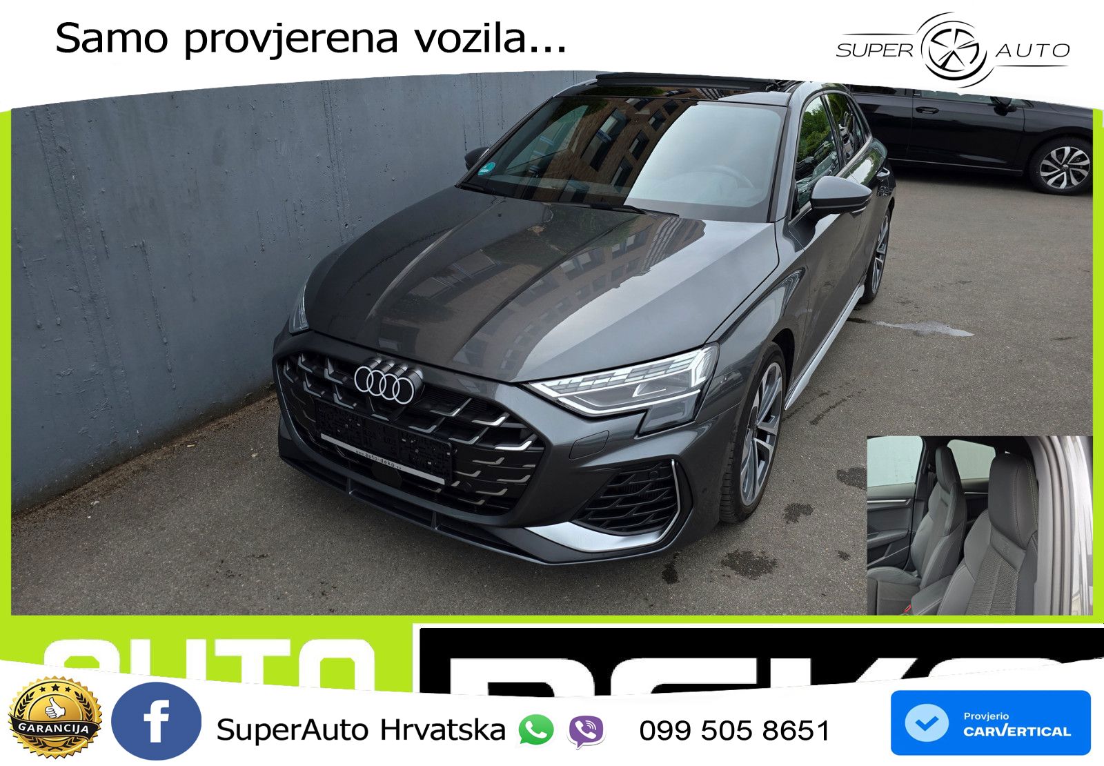 Audi S3 2.0 TFSI (333 KS) quattro S tronic MATRIX+GR SJED+KAM