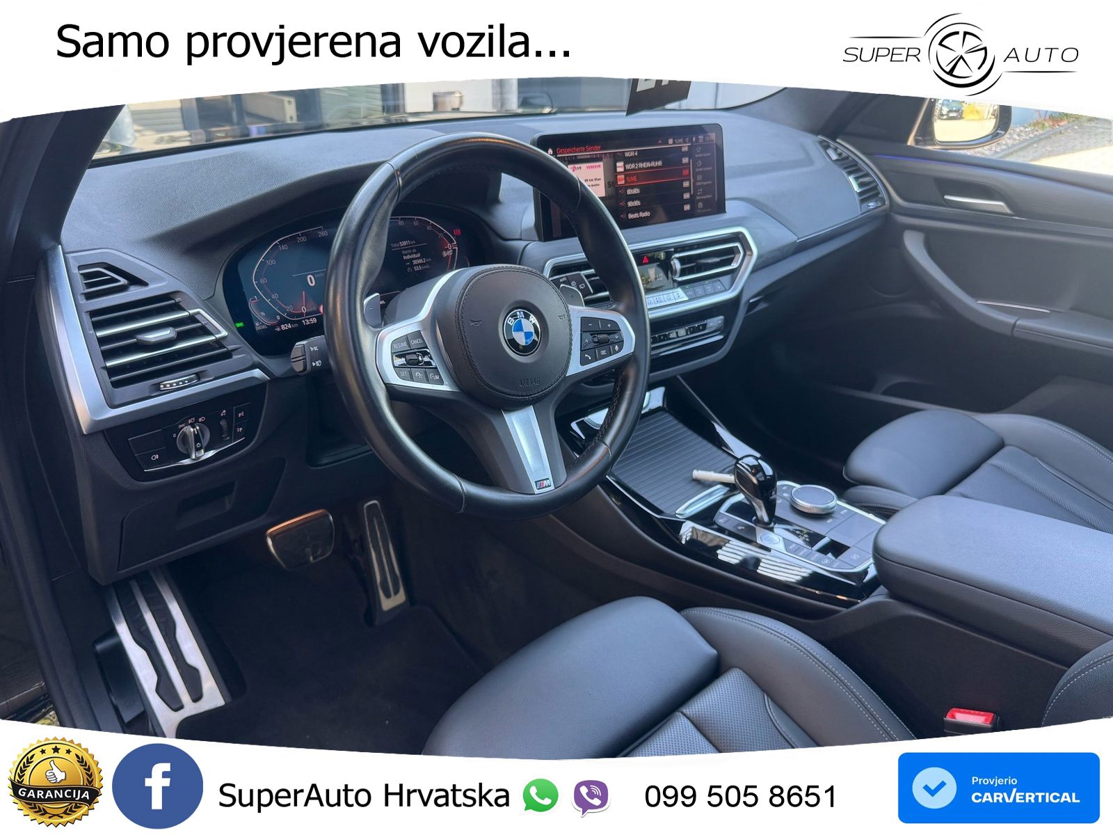 BMW X3 20d xDrive Steptronic M Sport LED+GR SJED+ACC