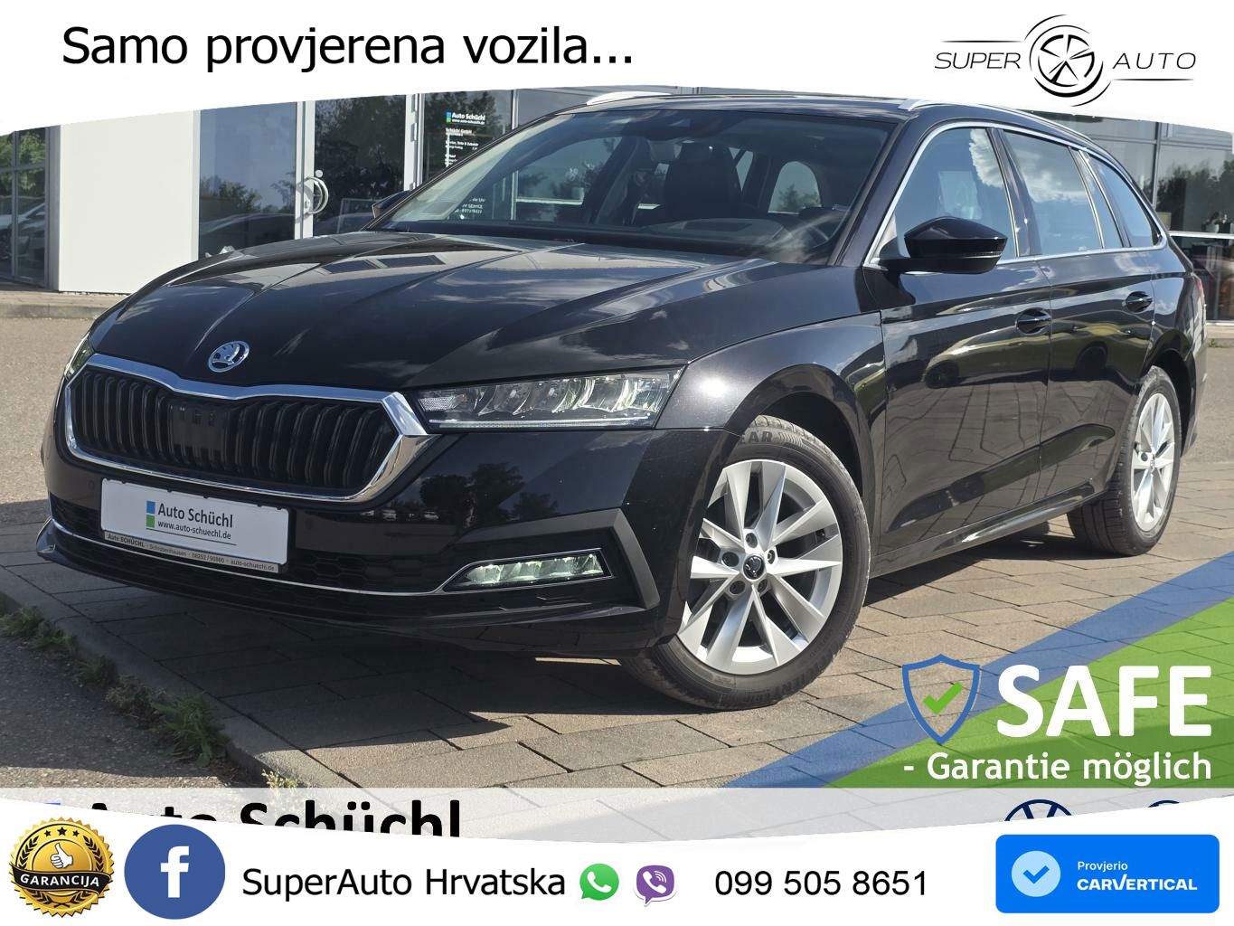 Škoda Octavia Combi 2.0 TDI (150 KS) DSG LED+GR SJED+ACC