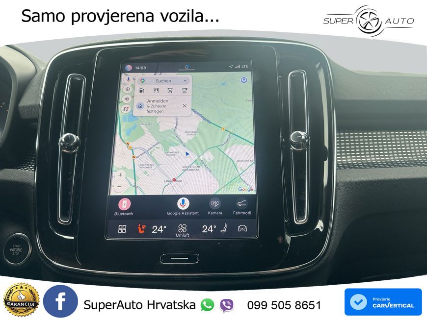 Volvo XC40 2.0 B3 163 KS Automatic LED+GR SJED+ACC