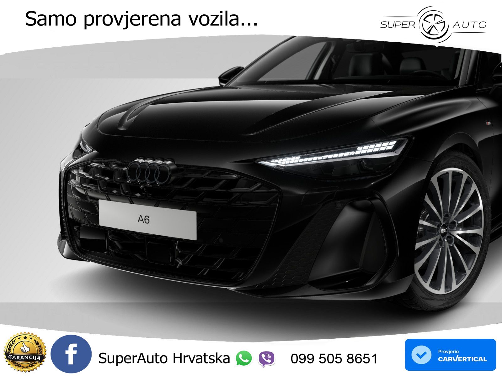 Audi A6 2.0 TDI (204 KS) quattro S tronic S line LED+GR SJED+ACC
