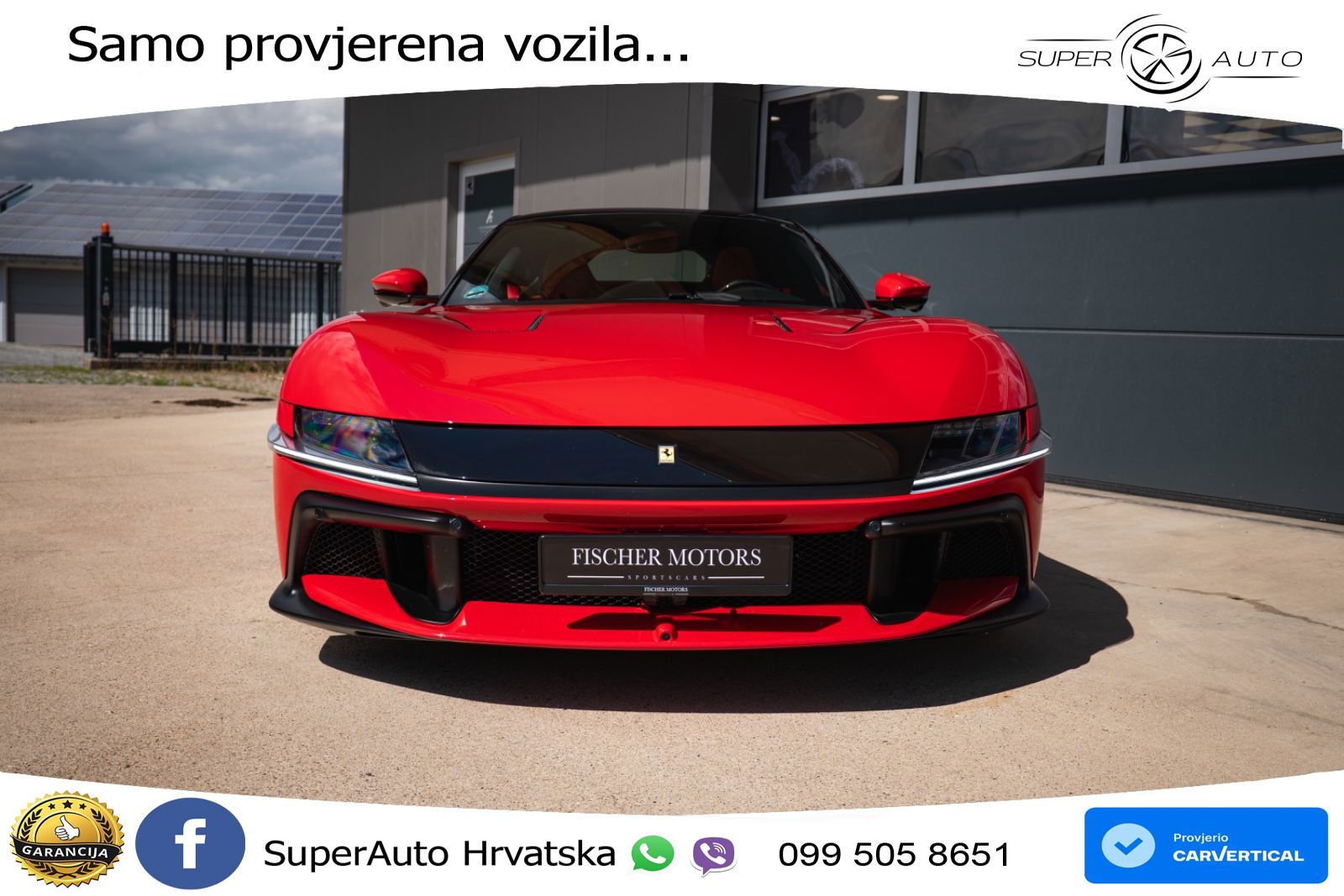Ferrari 12Cilindri Spider 6.5 V12 (830 KS) F1 DCT LED+ACC