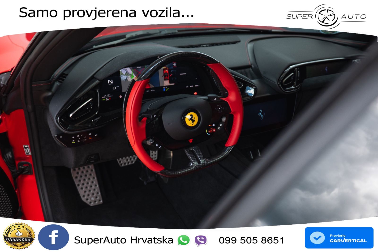 Ferrari 12Cilindri Spider 6.5 V12 (830 KS) F1 DCT LED+ACC