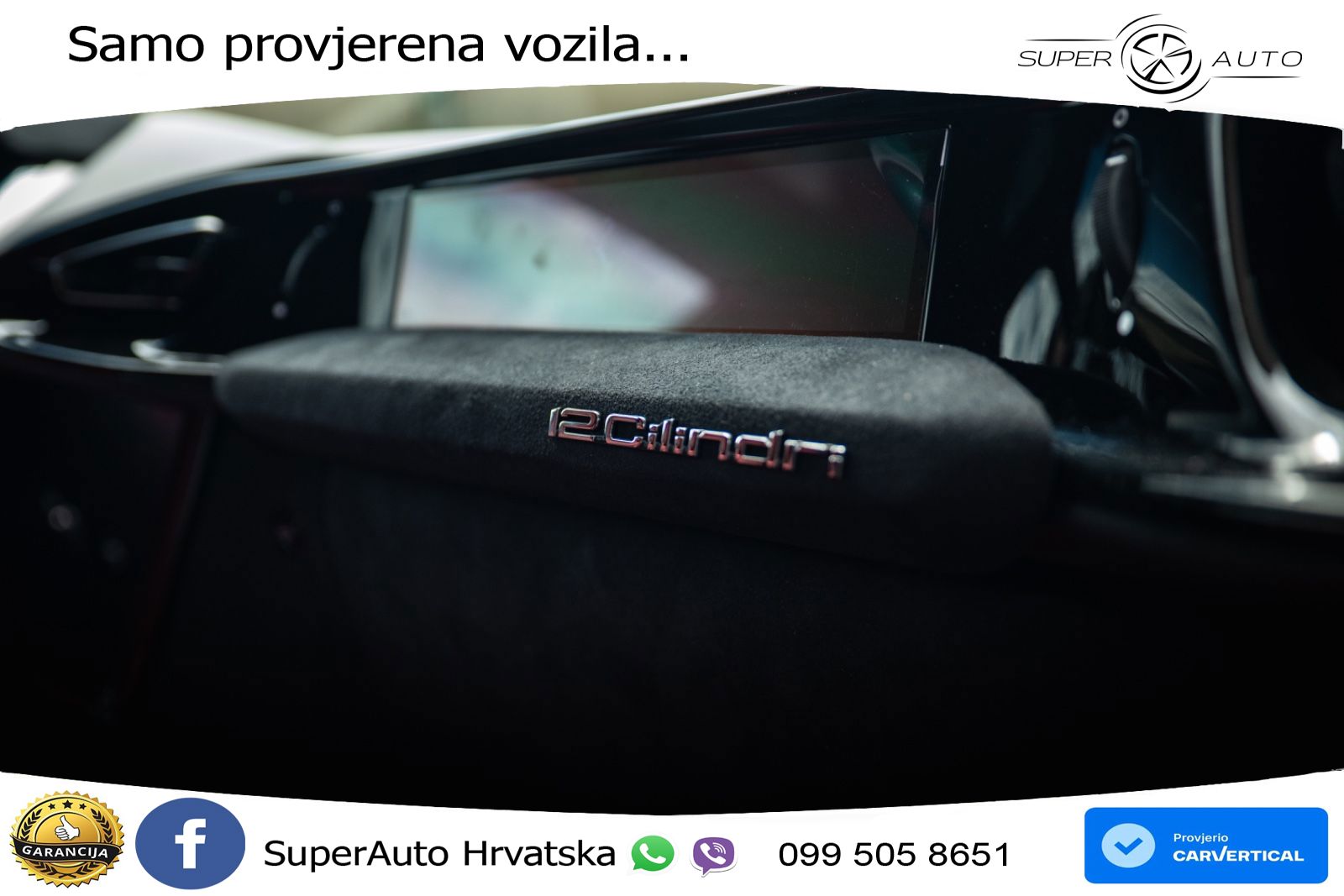 Ferrari 12Cilindri Spider 6.5 V12 (830 KS) F1 DCT LED+ACC