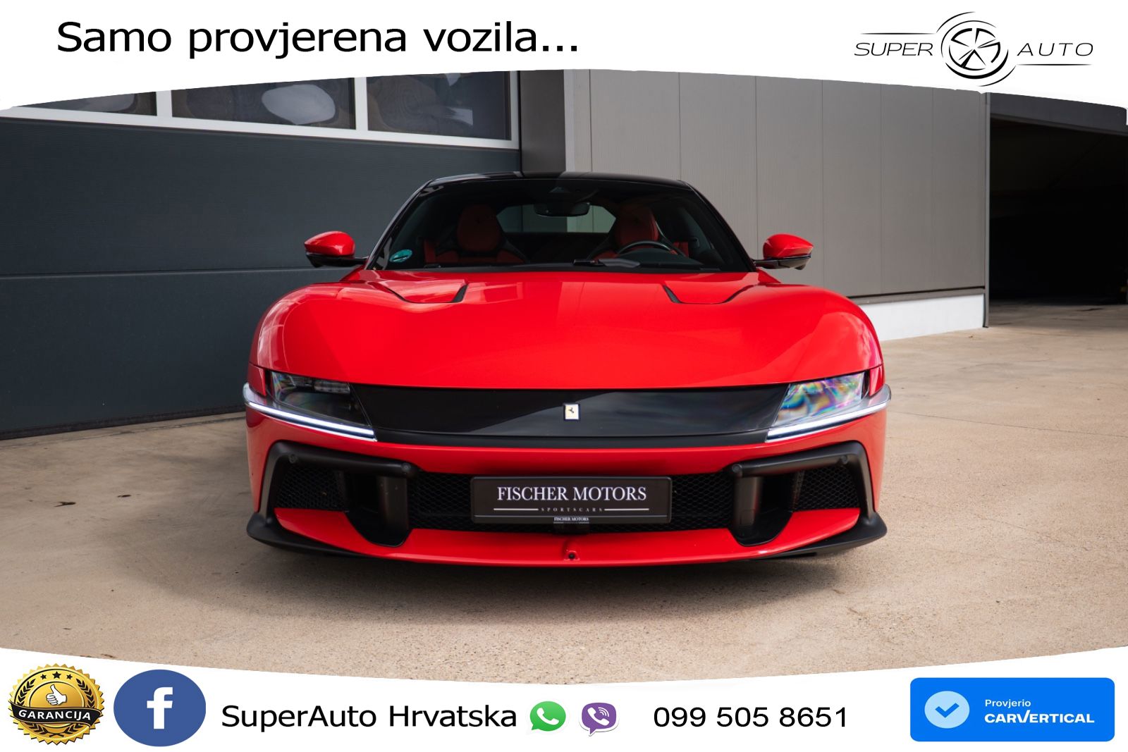 Ferrari 12Cilindri Spider 6.5 V12 (830 KS) F1 DCT LED+ACC