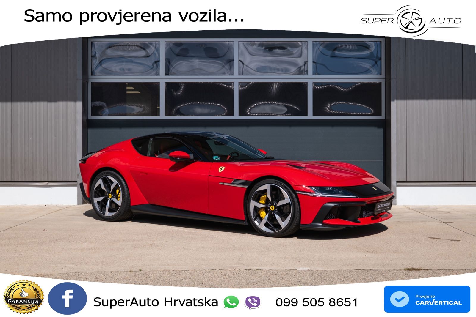Ferrari 12Cilindri Spider 6.5 V12 (830 KS) F1 DCT LED+ACC